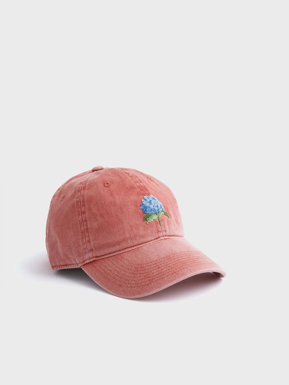 Smathers and Branson Nantucket Red Hydrangea Needlepoint Hat